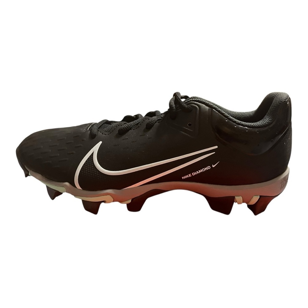 NIB W Hyperdiamond 4 Keystone black/white-Dk Smoke Grey Softball Cleats